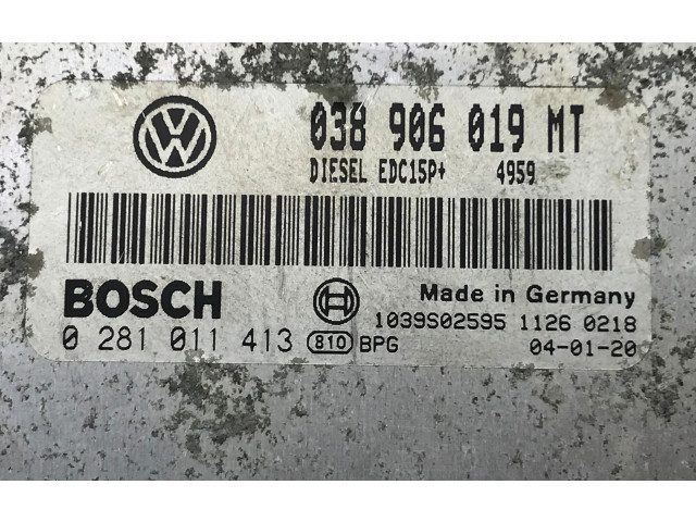 Řídící jednotka 038906019MT, 1039S02595 Volkswagen New Beetle 2004