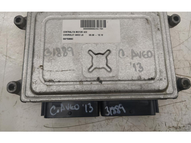 Блок управления двигателем Блок управления 5WY5968C   Chevrolet Astra
