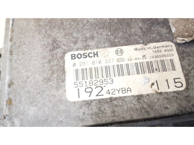 Řídící jednotka 55182953, 0281010337 Fiat Stilo 2002
