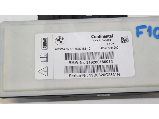 Блок подушек безопасности 9280186 BMW X3 F25