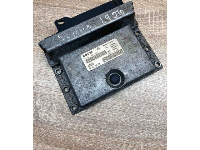 Řídící jednotka 9626373980, 0281001442 Peugeot 806 2000