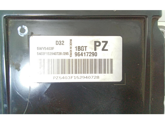 Блок управления двигателя 96417290, 5WY5403F   Chevrolet Matiz