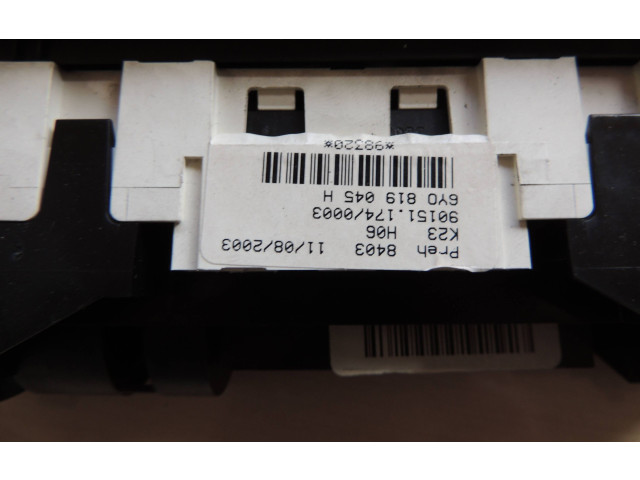 Блок управления климат-контролем 6y0819045 Skoda Fabia Mk1 (6Y)