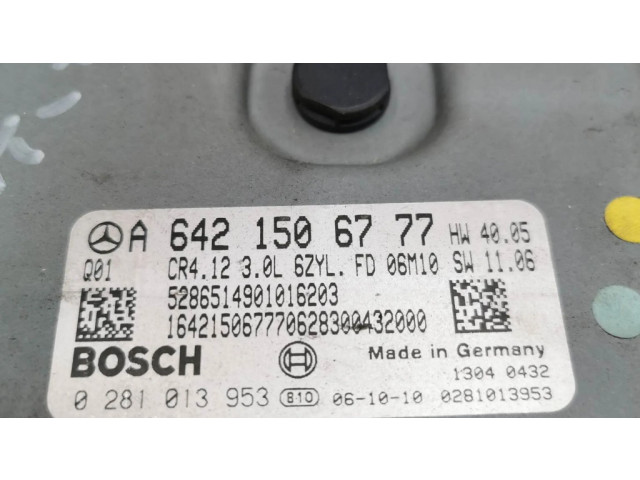Řídící jednotka A6421506777, 0281013953 Mercedes-Benz ML W164 2008