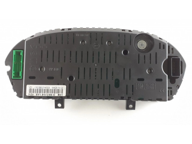 Přístrojová deska Skoda Fabia Mk1 (6Y) 2004 6Y1919860C, E509E346410U176