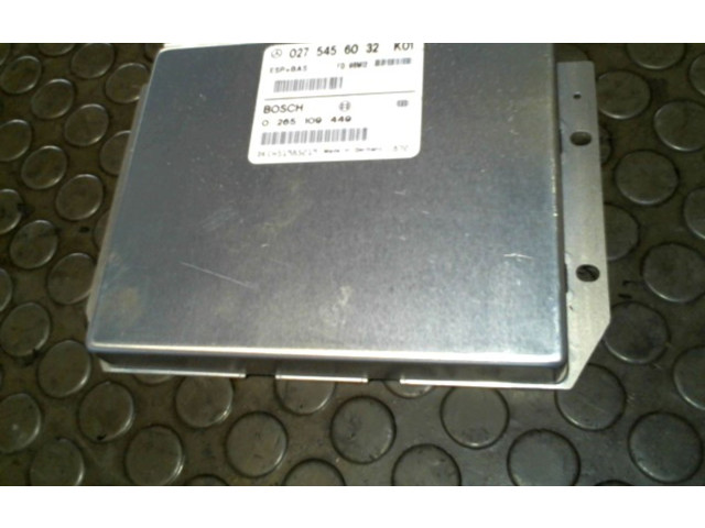 Блок управления АБС 0265109449 Mercedes-Benz A W168