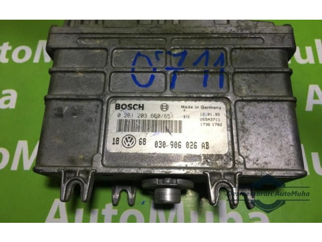Блок управления двигателем Блок управления 0261203650651, 030906026AB   Volkswagen Golf III