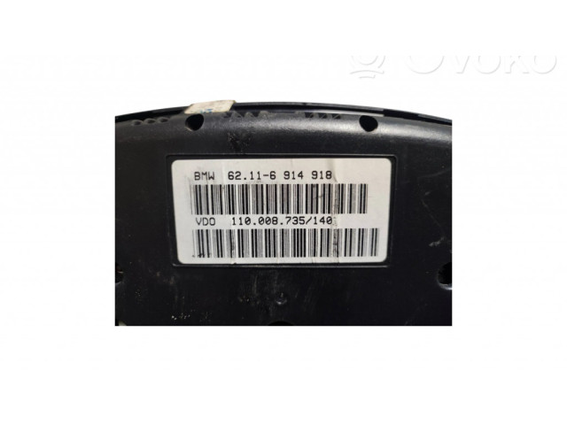 Přístrojová deska BMW X5 E53 2002 62116914918, 110008735140