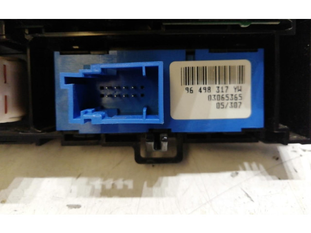 Блок управления климат-контролем 96573328 Citroen Berlingo