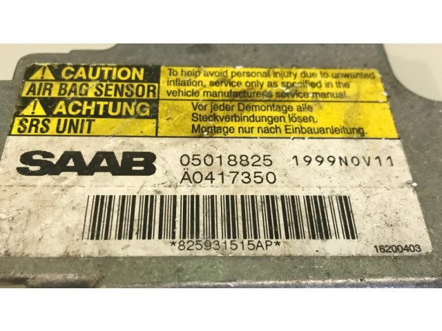 Блок подушек безопасности 05018825, 19999N0V11 Saab 9-5