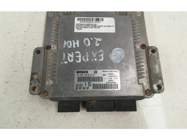 Блок управления двигателем Блок управления 9644704480   Peugeot Expert