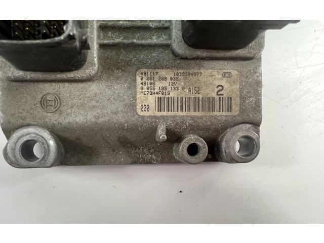 Блок управления двигателем Блок управления 0261208035 Lancia Ypsilon