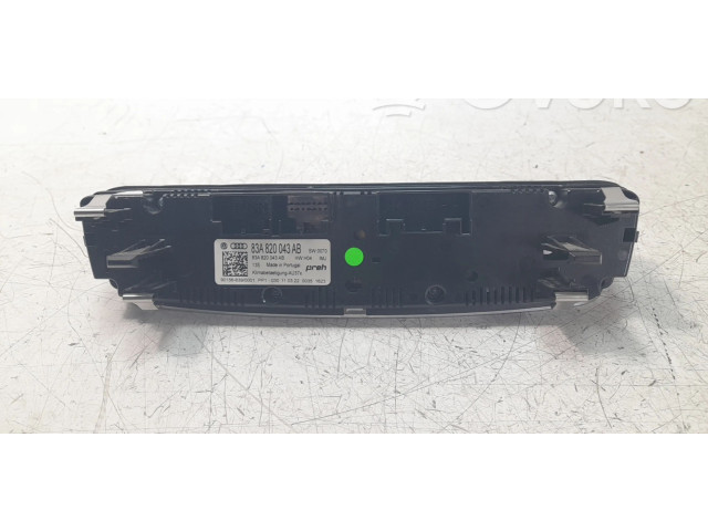 Блок управления климат-контролем 83A820043AB Audi Q3 F3