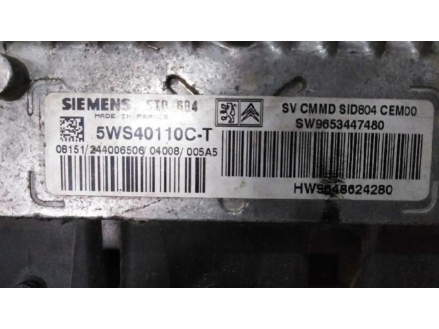Řídící jednotka 9660300280, SW9653447480 Citroen C3 Pluriel 2006