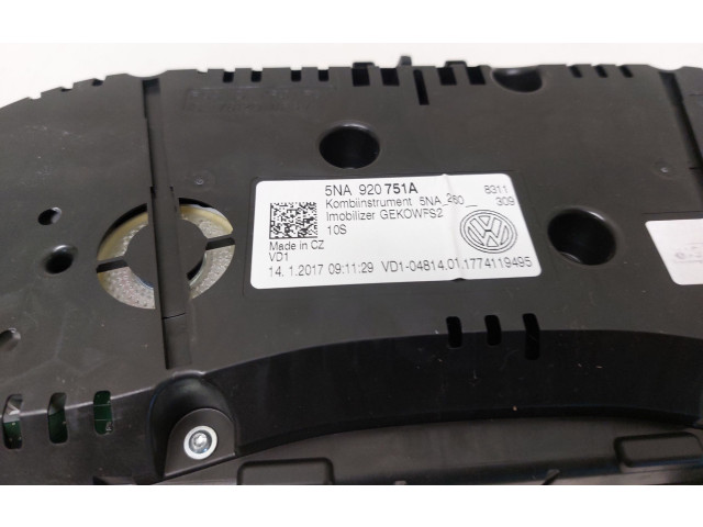 Přístrojová deska Volkswagen Tiguan 2017 5NA920751A