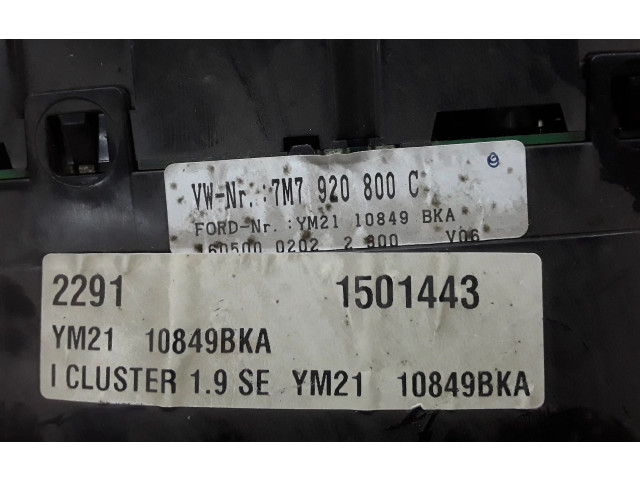 Přístrojová deska Seat Alhambra (Mk1) 2003 7M7920800C