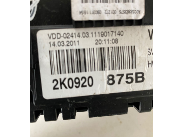 Панель приборов 2K0920875B, 1119017140   Volkswagen Caddy       