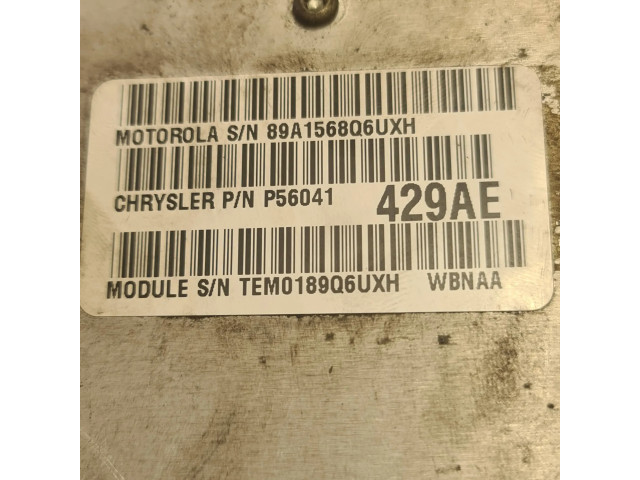 Блок управления двигателя 89A1568Q6UXH, TEM0189Q6UXH   Jeep Grand Cherokee (WJ)