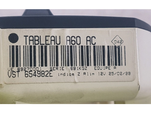 Блок управления климат-контролем 7701051263, X0-1630J   Renault Clio II