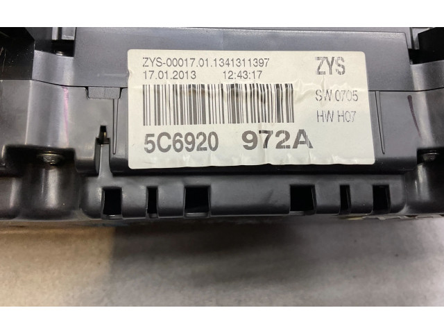 Спидометр (приборный щиток) 5C6920972A Volkswagen Jetta VI