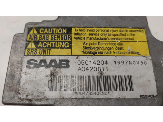 Блок подушек безопасности 05014204, 1997N0V30 Saab 9-5