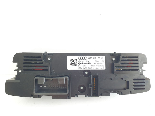 Блок управления климат-контролем 4G0919158M   Audi A6 S6 C7 4G