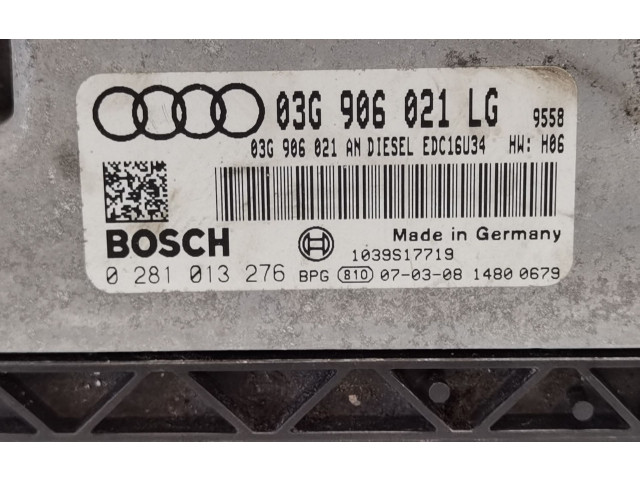 Блок управления двигателя 0281013276 Audi A3 S3 8P