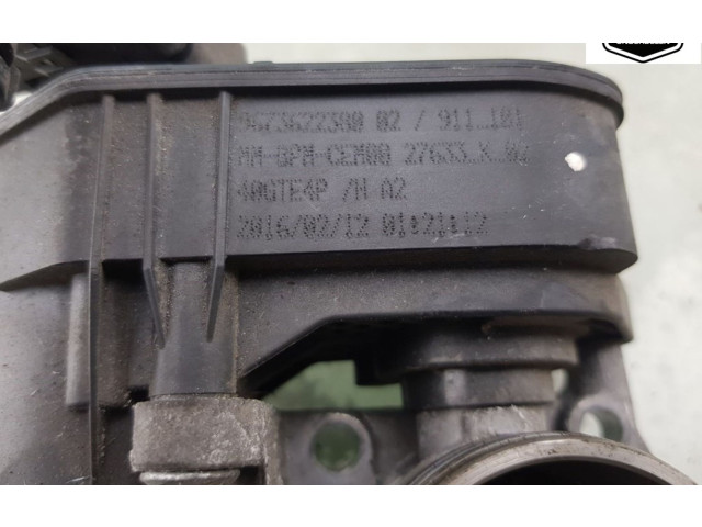 Турбина Дроссель Peugeot 2008 I  9673622380, 9673622380   для двигателя EB2(HMZ)      