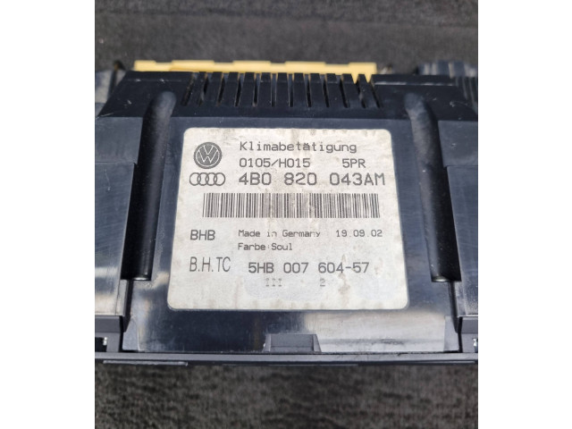 Блок управления климат-контролем 4B0820043AM   Audi A6 S6 C5 4B