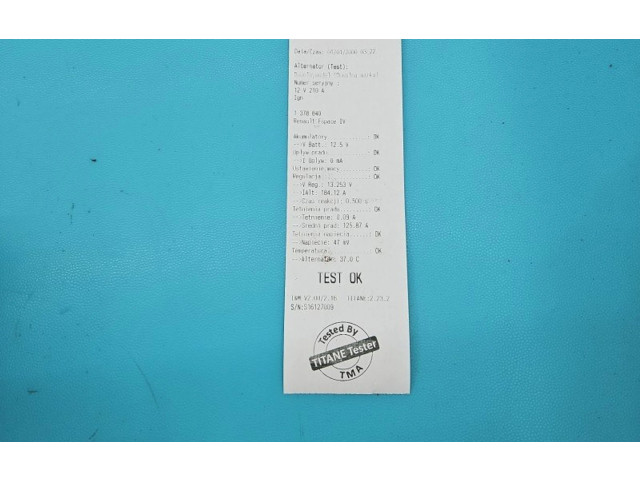 Генератор 8200960538, IMPRK1378840   Renault Espace IV