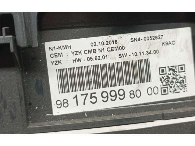 Спидометр (приборный щиток) 9817599980 Citroen Berlingo