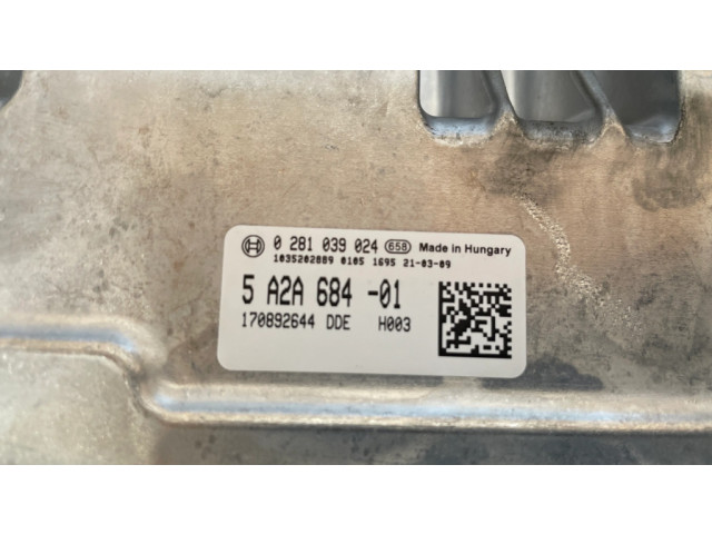 Блок управления двигателя 5A2A684, 0281039024 BMW 1 F40