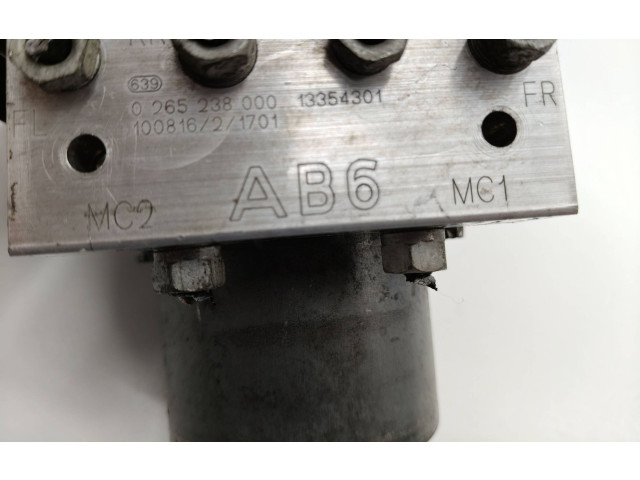 Блок АБС 0265238000, 13354301   Opel  Meriva B  2010 - 2016 года