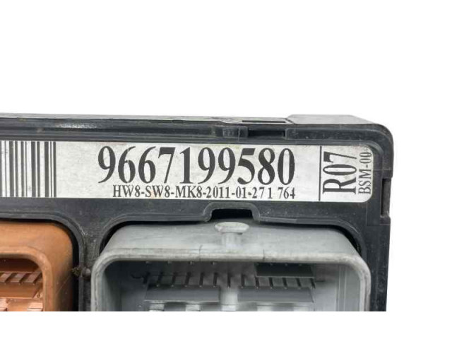   Pojistková skříňka 9667199580, BSM-00   Peugeot 207 2006