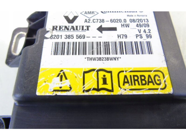 Блок подушек безопасности 8201385569 Dacia Duster