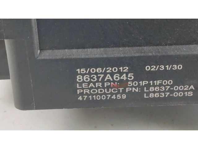 Pojistková skříňka 8637A645, L8637002A Mitsubishi ASX 2012