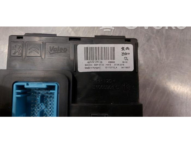 Блок управления климат-контролем 9832228080 Citroen Berlingo