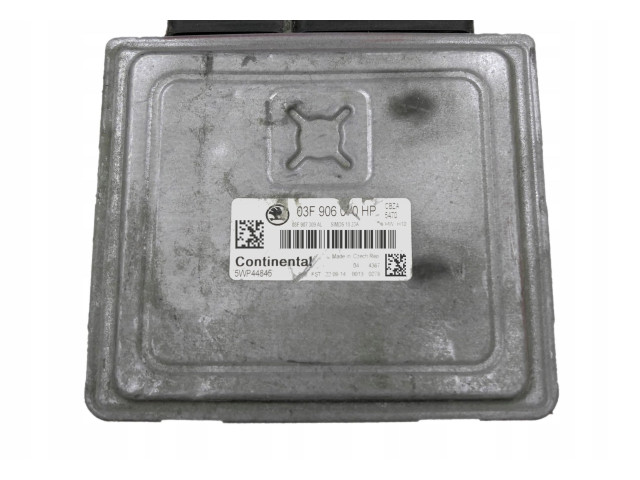 Блок управления двигателя 03F906070HP, 5WP44845 Skoda Fabia Mk2 (5J)