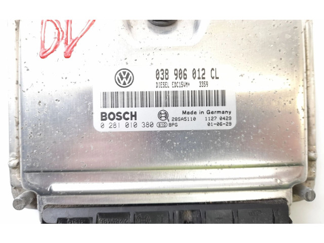 Блок управления двигателя 038906012CL, 28SA5110 Skoda Octavia Mk1 (1U)