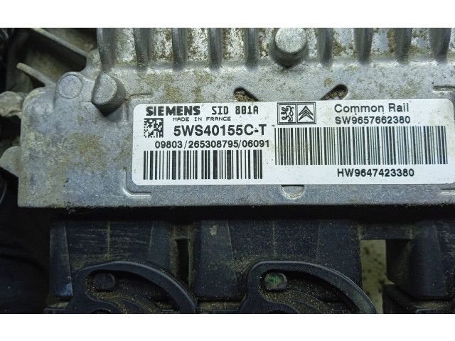 Блок управления двигателя SW9657662380 Citroen Berlingo
