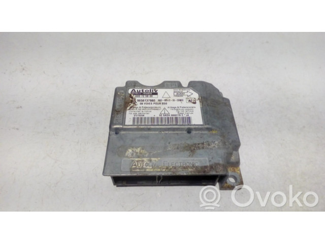 Блок подушек безопасности 603725800, 9658137980   Citroen C4 I