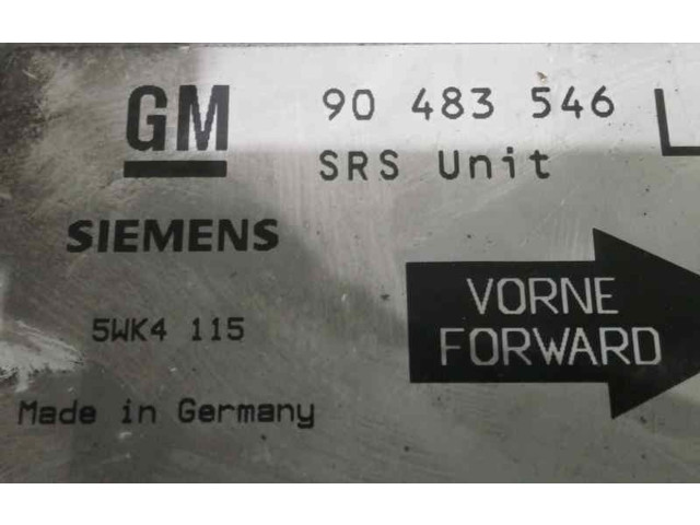 Блок подушек безопасности 90483546, 5WK4115   Opel Tigra A