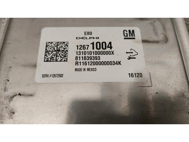 Блок управления двигателя 12671004   Chevrolet Camaro