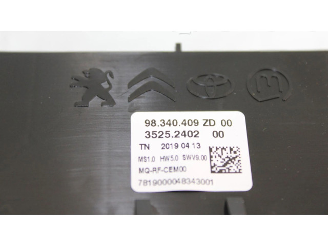 Блок управления климат-контролем 35252402 Opel Combo D