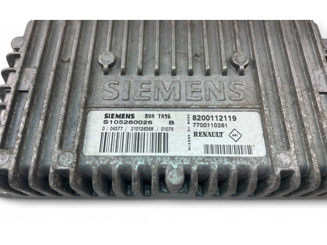 Блок управления коробкой передач 8200112119, S105280026B Renault Clio II