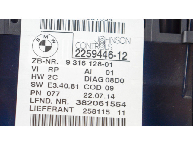 Přístrojová deska BMW X1 E84 2015