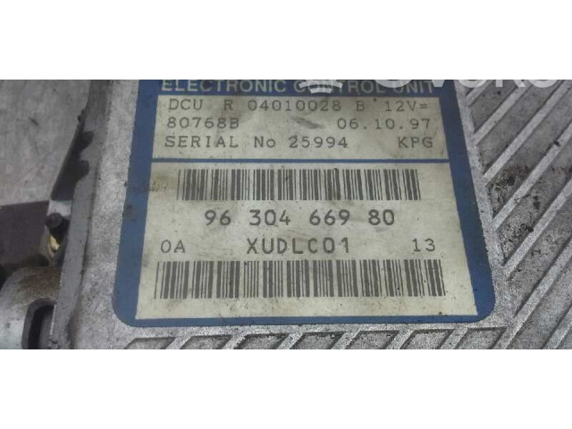 Řídící jednotka 9630466980, 80768B Peugeot 406 1997