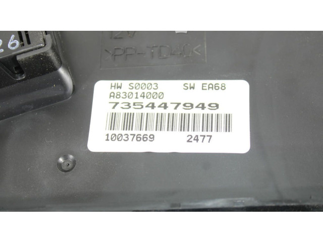 Блок управления климат-контролем 735447949   Fiat Punto Evo