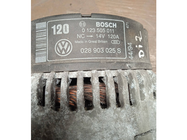 Генератор 028903025S, 0123505011   Volkswagen Sharan      