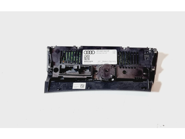 Блок управления климат-контролем 8T2820043AF, 8T2820043 Audi A5 8T 8F